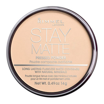 Rimmel London Stay Matte Pudr 14 g 005 Silky Beige pro ženy