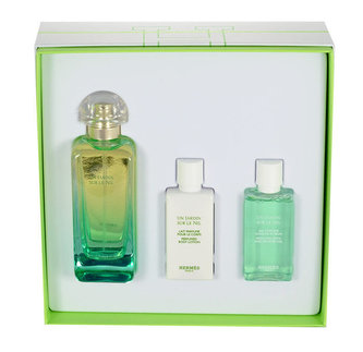 Hermes Un Jardin Sur Le Nil toaletní voda 100 + tělový krém 40 ml + sprchový gel 40 ml