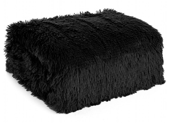 Deka z mikrovlákna TERCA černá 150x200 cm Mybesthome