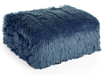 Deka z mikrovlákna TERCA modrá 150x200 cm Mybesthome