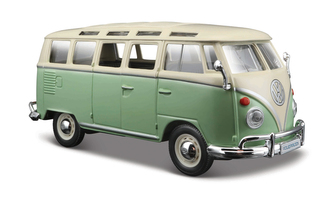 ´´Maisto - Volkswagen Van ´´´´Samba´´´´, zeleno/krémová, 1:25´´