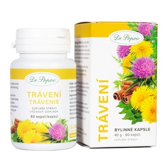 Bylinné kapsle Trávení Dr. Popov