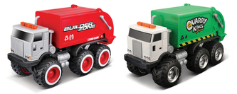 Maisto - Builder Zone Quarry monsters, užitkové vozy, popelářský vůz