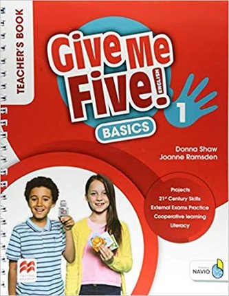 Give Me Five! 1 Książka nauczyciela + kod do NAVIO (wer.basics)