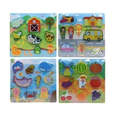 Dřevěná vkládačka, různé druhy