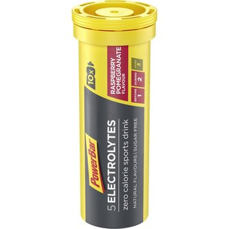 Tablety PowerBar ELECTROLYTES malina a granátové jablko 10 tablet