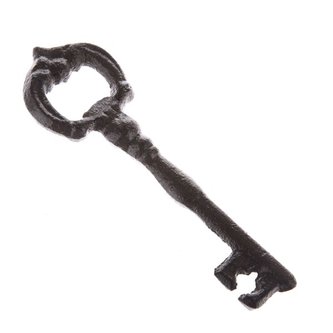 Litinový otvírák na lahve - klíč, 12/48