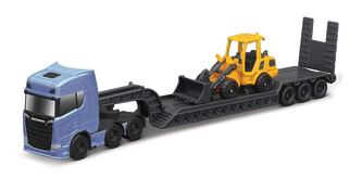 Mini pracovní stroje, Sada velkého tahače, Volvo FH16, Volvo L25H Wheel Loader with Bucket