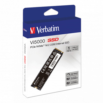 Interní disk SSD Verbatim interní NVMe, 1000GB, Vi5000 M.2, 31826, 5000 MB/s-R, 4500 MB/s-W Interní disk SSD Verbatim interní NVMe, 1000GB, Vi5000 M.2, 31826, 5000 MB/s-R, 4500 MB/s-W