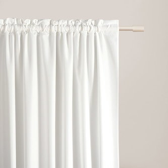 Dekorační závěs s řasící páskou COMO bílá II. 140x250 cm MyBestHome