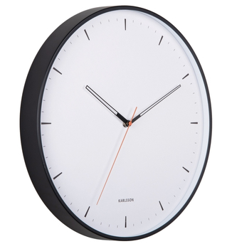 Designové nástěnné hodiny 5940BK Karlsson 40cm