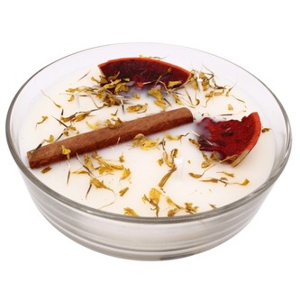 ARÔME Organická tříknotová svíčka 200g ve skle, Goji Moro Orange