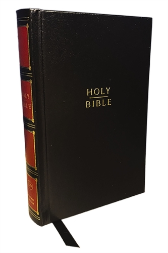 KJV Holy Bible: Compact Bible with 43,000 Center-Column Cross References, Black Hardcover (Red Letter, Comfort Print, Ki