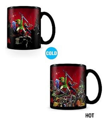 Hrnek The Legend of Zelda - Bitva, měnící se