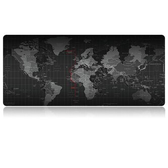 Podložka pod myš XXL - mapa světa 30x80cm