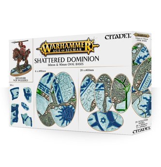 Warhammer Age of Sigmar - Shattered Dominion 60 & 90mm Oval Bases Warhammer Age of Sigmar - Shattered Dominion 60 & 90mm Oval Bases