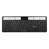 Solární klávesnice Powerton SolarSlim bezdrátová,černá (PC)