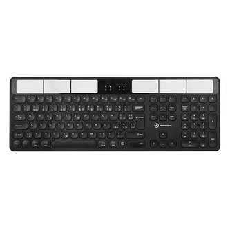 Solární klávesnice Powerton SolarSlim bezdrátová,černá (PC)