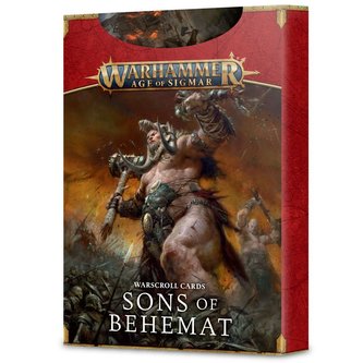 Warhammer: Age of Sigmar - Warscroll Cards: Sons of Behemat Warhammer: Age of Sigmar - Warscroll Cards: Sons of Behemat