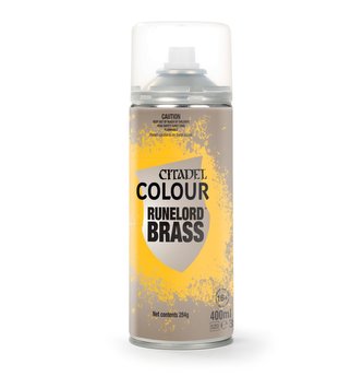 Barva ve spreji Citadel Runelord Brass - 400ml Barva ve spreji Citadel Runelord Brass - 400ml