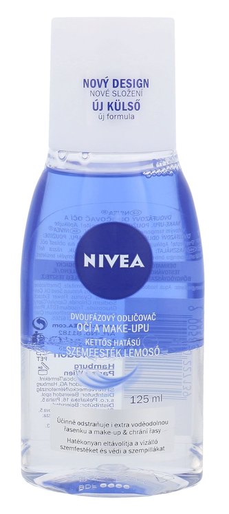 Nivea Double Effect Eye Make-up Remover Odličovač očí 125 ml pro ženy Nivea Double Effect Eye Make-up Remover Odličovač očí 125 ml pro ženy