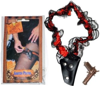 Pistole s pouzdrem na podvazku