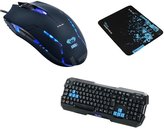 Herní set E-Blue Polygon, klávesnice a podložky s myší (EKM820BK) (PC)