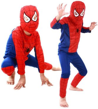 Kostým Spiderman velikost L 120-130cm