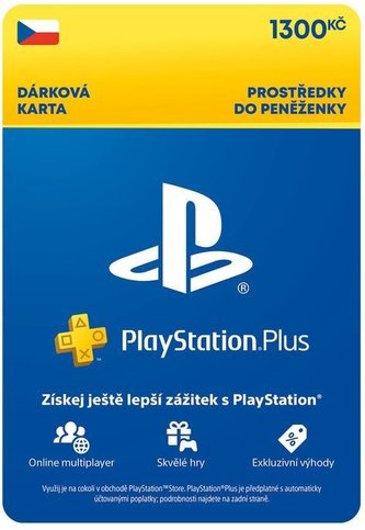 PlayStation Plus Premium Kredit 1300 Kč (3M členství) CZ PlayStation Plus Premium Kredit 1300 Kč (3M členství) CZ