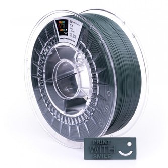 Print With Smile tisková struna (filament), PLA, 1, 75 mm, Dark Green, 500g