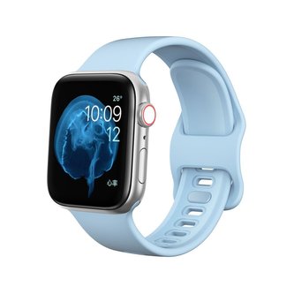 Tech-Protect Náhradní gumový řemínek pro Apple Watch (42/44mm), Nebesky modrá