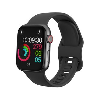 Tech-Protect Náhradní gumový řemínek pro Apple Watch (38/40mm), černý
