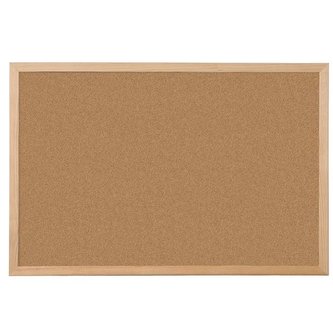 Korková nástěnka Q-Connect 60x40 cm, dřevěný rám