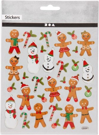 Naklejki świąteczne na prezenty CREATIVE