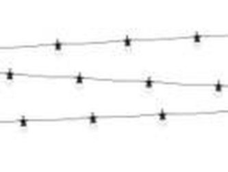 Lampki dekoracyjne LED czarne 5m