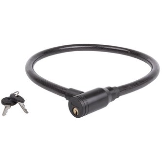 zámek  15x800mm pletený černý