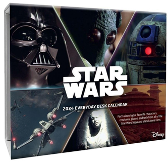 Oficiální trhací stolní kalendář 2024: Star Wars (15 x 13 x 4 cm)