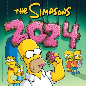 Oficiální nástěnný kalendář 2024: The Simpsons|Simpsonovi (SQ 30,5 x 30,5|61 cm)
