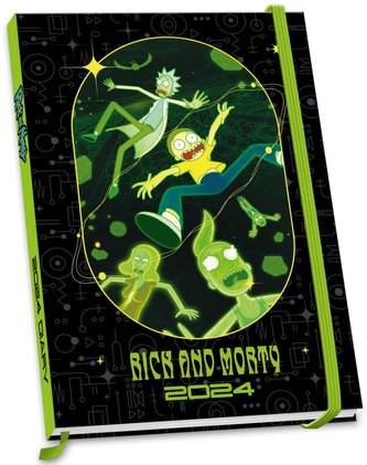 Diář 2024 Rick And Morty: Portal (A5 15,6 x 21,2 x 1,5 cm) Diář 2024 Rick And Morty: Portal (A5 15,6 x 21,2 x 1,5 cm)