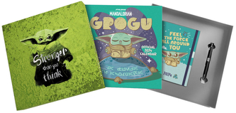 Dárkový set Star Wars|Hvězdné války: TV seriál The Mandalorian kalendář 2024 - diář - propiska (32 x 32 x 14 cm)