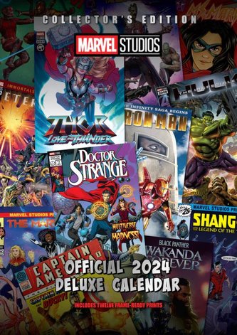 Deluxe kalendář 2024 Marvel - Avengers (29,7 x 42 cm)