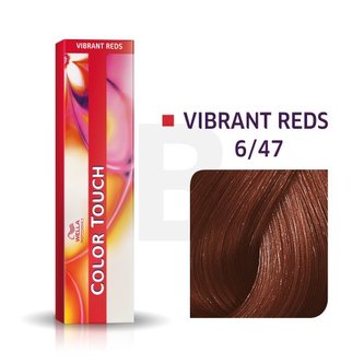 Wella Professionals Color Touch Vibrant Reds profesionální demi-permanentní barva na vlasy s multi-dimenzionálním efektem 6/47 60 ml