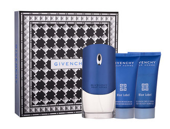 Givenchy Pour Homme Blue Label toaletní voda 100 ml + sprchový gel 50 ml + balzám po holení 50 ml