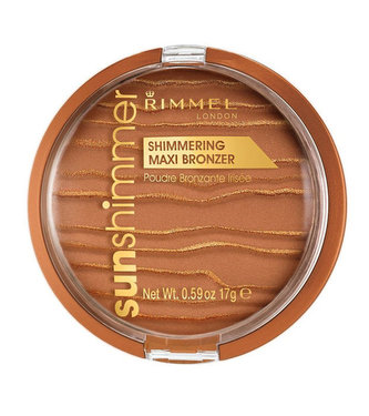 Rimmel London Sun Shimmer Shimmering Maxi Bronzer Pudr 17 g 003 Sun Queen pro ženy