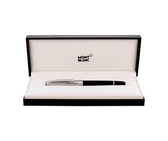 Montblanc Meisterstück Solitaire Doue Stainless Steel 163 Luxusní pero 1 ks unisex