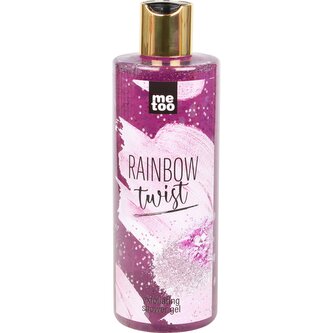 ME TOO peelingový sprchový gel Rainbow Twist 500 ml