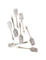 Silikonová stěrka s motivem srdíček bílá Batticuore BRANDANI