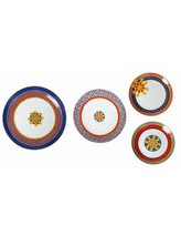 Porcelánová jídelní 18-ti dílná sada talířů Miami BRANDANI