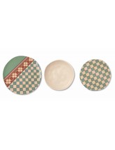 Jídelní 18-ti dílná sada talířů LE CEMENTINE QUADRELLA BRANDANI