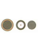 Jídelní porcelánová 18-ti dílná sada talířů LE CEMENTINE GIRANDOLA BRANDANI